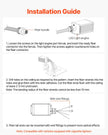 VEVOR 450pcs Headliner Star Light Kit Roof Twinkle Ceiling Lights Fiber Optic