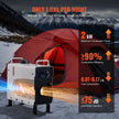 VEVOR 2KW Diesel Heater, All-in-One Diesel Air Heater with Bluetooth, Remote & Display, Portable for Vehicles
