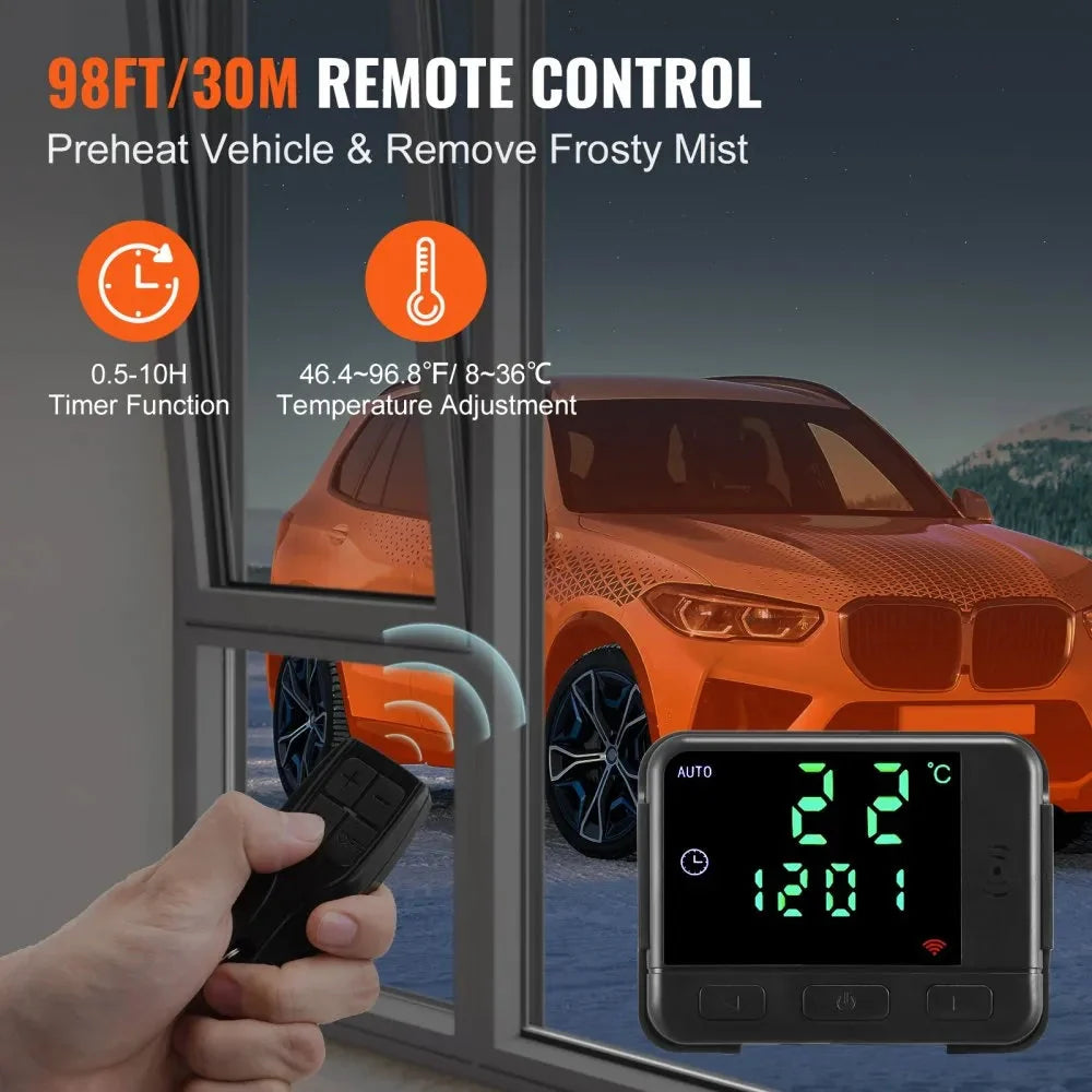 VEVOR 5-8KW Diesel Heater, All-in-One Diesel Air Heater with Remote & LCD, Fast Heating Low Noise for Truck, Van, RV, CamperVEVOR 5-8KW Diesel Heater, All-in-One Diesel Air Heater with Remote & LCD, Fast Heating Low Noise for Truck, Van, RV, Camper