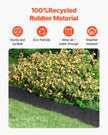 VEVOR 2 Rolls Rubber Mulch Roll for Landscaping 96 x 22in Rubber Mulch Mat