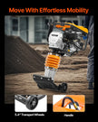 VEVOR 6.5 HP 196 cc Four-Spring Jumping Jack Vibratory Rammer Tamper Compactor
