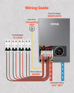 VEVOR 36kW Tankless Electric Water Heater Instant Hot with LCD Child Lock