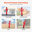VEVOR 10 ft Air Dancers Wacky Waving Inflatable Tube Man with 9/10 HP Blower Fan
