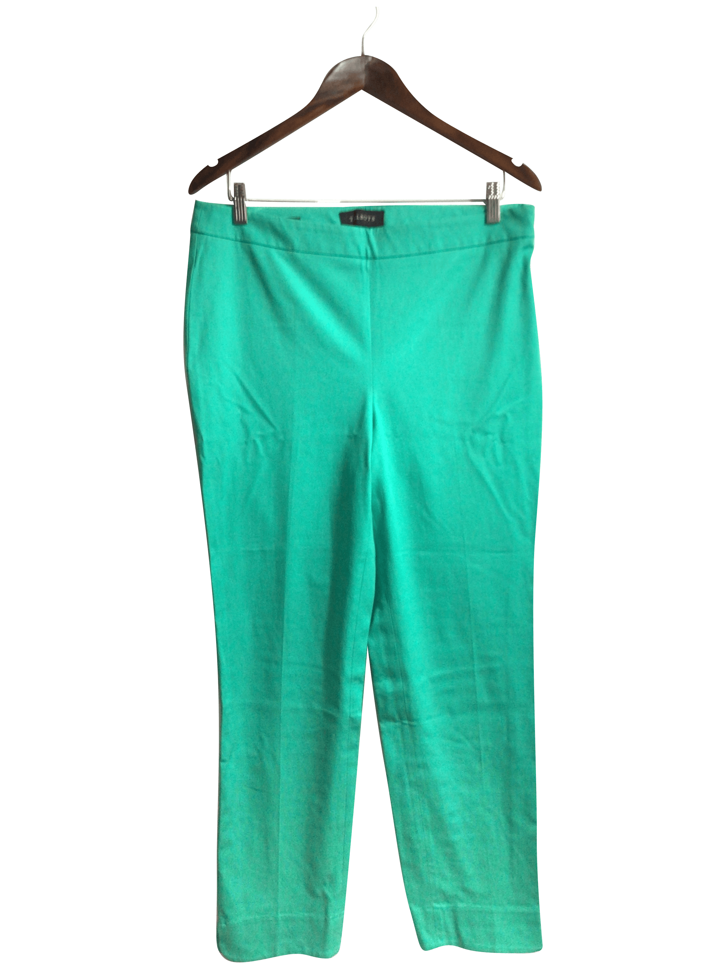 TALBOTS Women Work Pants Regular fit in Green - 10