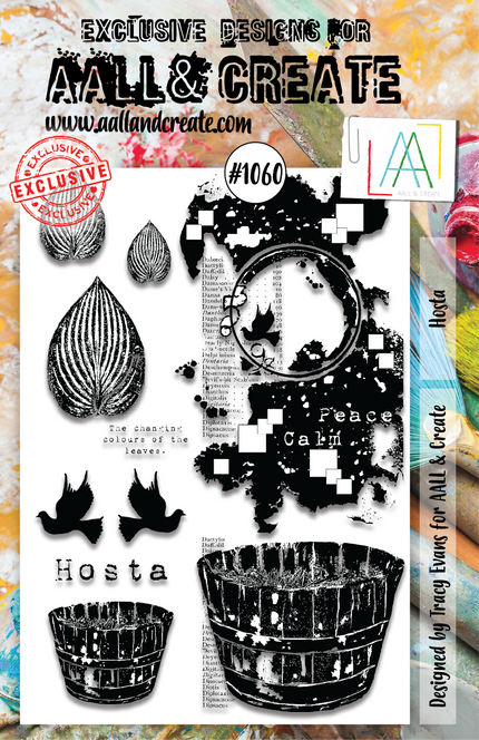 AALL and Create  A5 Stamp Set - 1060 - Hosta