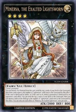 Minerva, the Exalted Lightsworn (Ultra Rare) (YCSW-EN008) - Yu-Gi-Oh! Championship Series Prize Cards