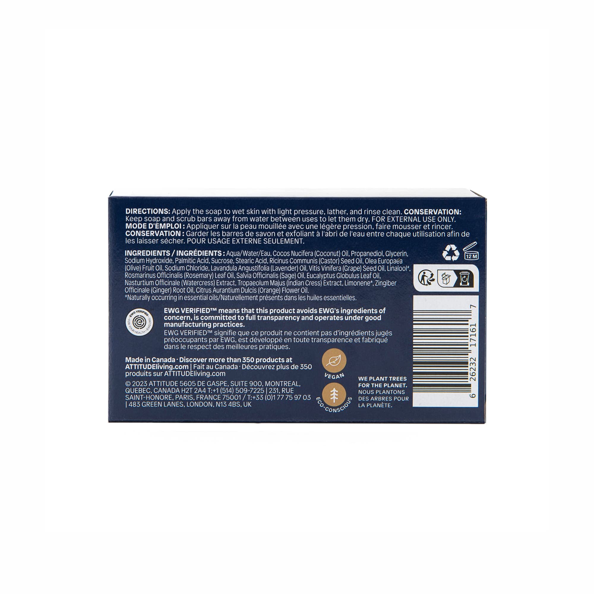 Attitude - 2in1 Men - Sage & Rosemary (473ml)