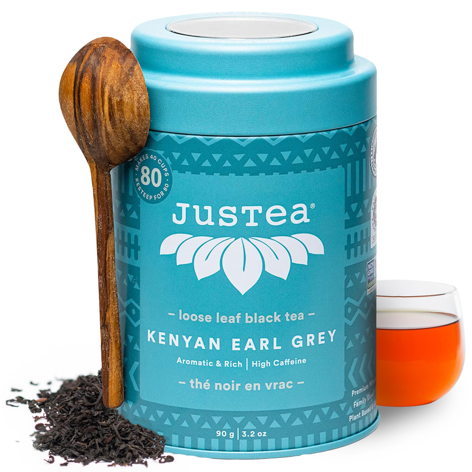 JusTea - Black Tea - Kenyan Earl Grey (90g)