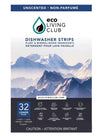 Eco Living Club - Dishwasher Detergent Strips (32ct)