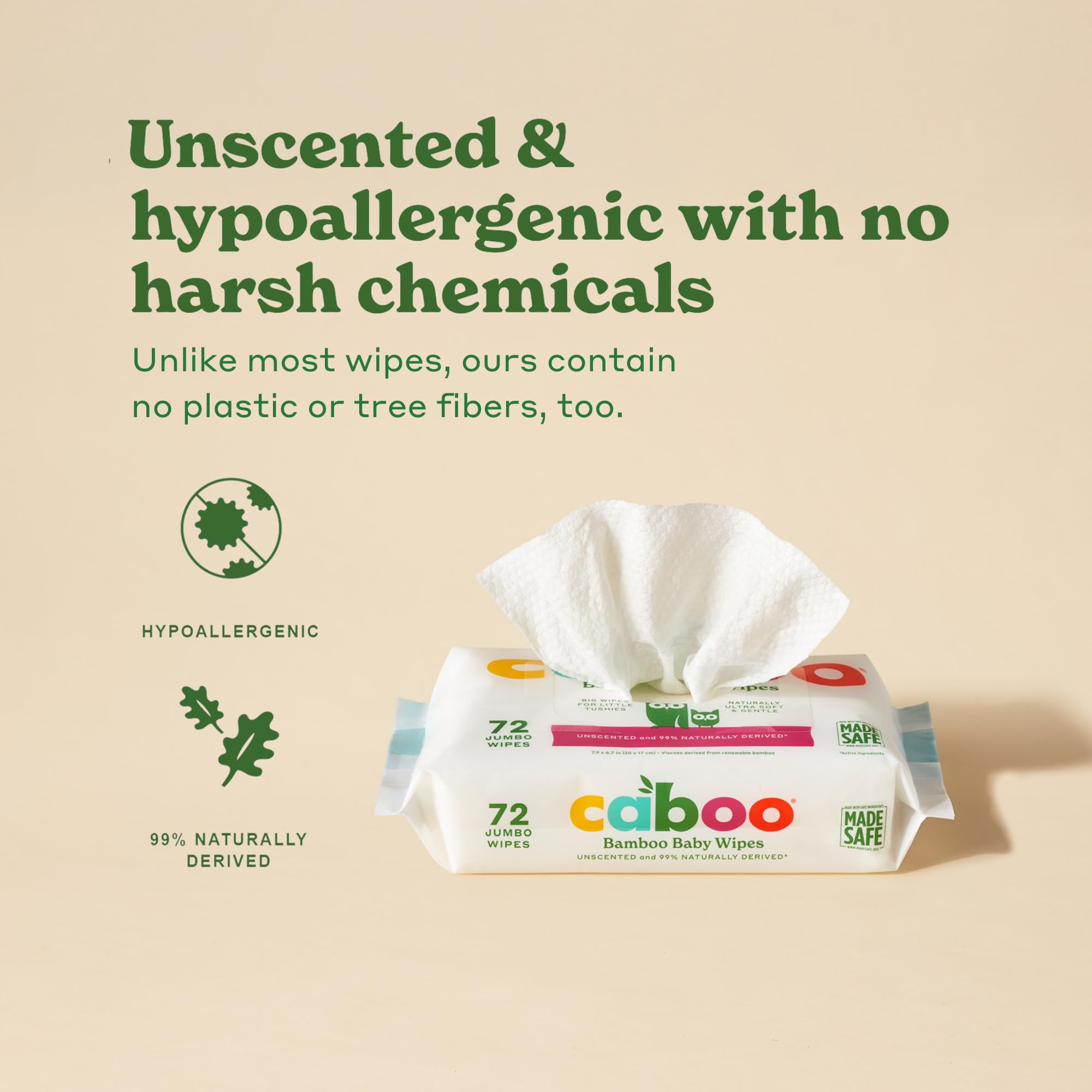 Caboo - Bamboo Baby Wipes (30ct)