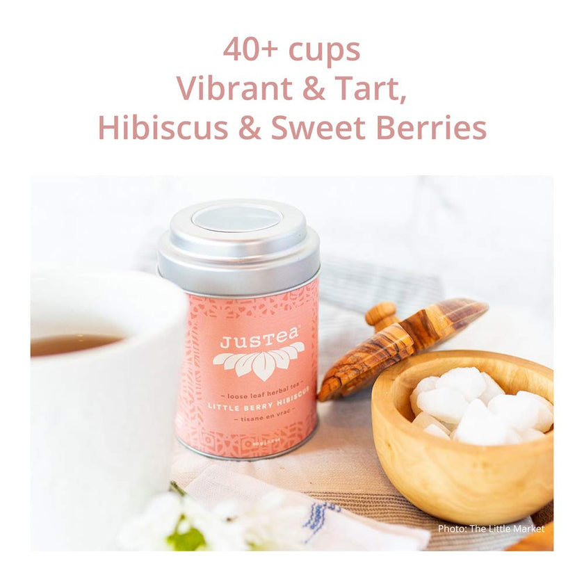 JusTea - Herbal Tea - Little Berry Hibiscus (90g)