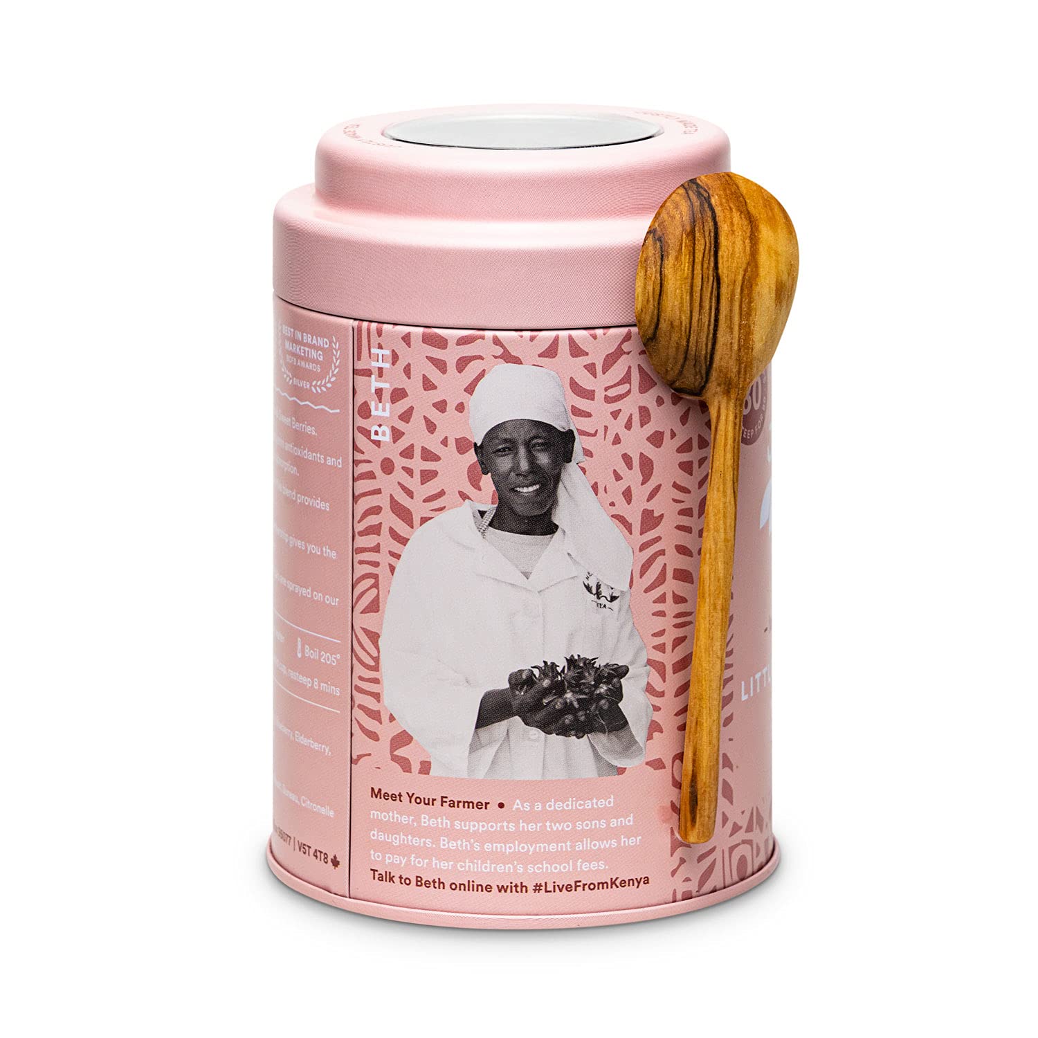 JusTea - Herbal Tea - Little Berry Hibiscus (90g)