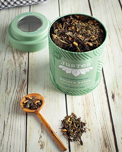 JusTea - Golden Green - Loose Leaf Green Tea (100g)
