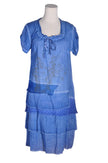 DOLCEZZA Women Drop Waist Dresses Regular fit in Blue - M