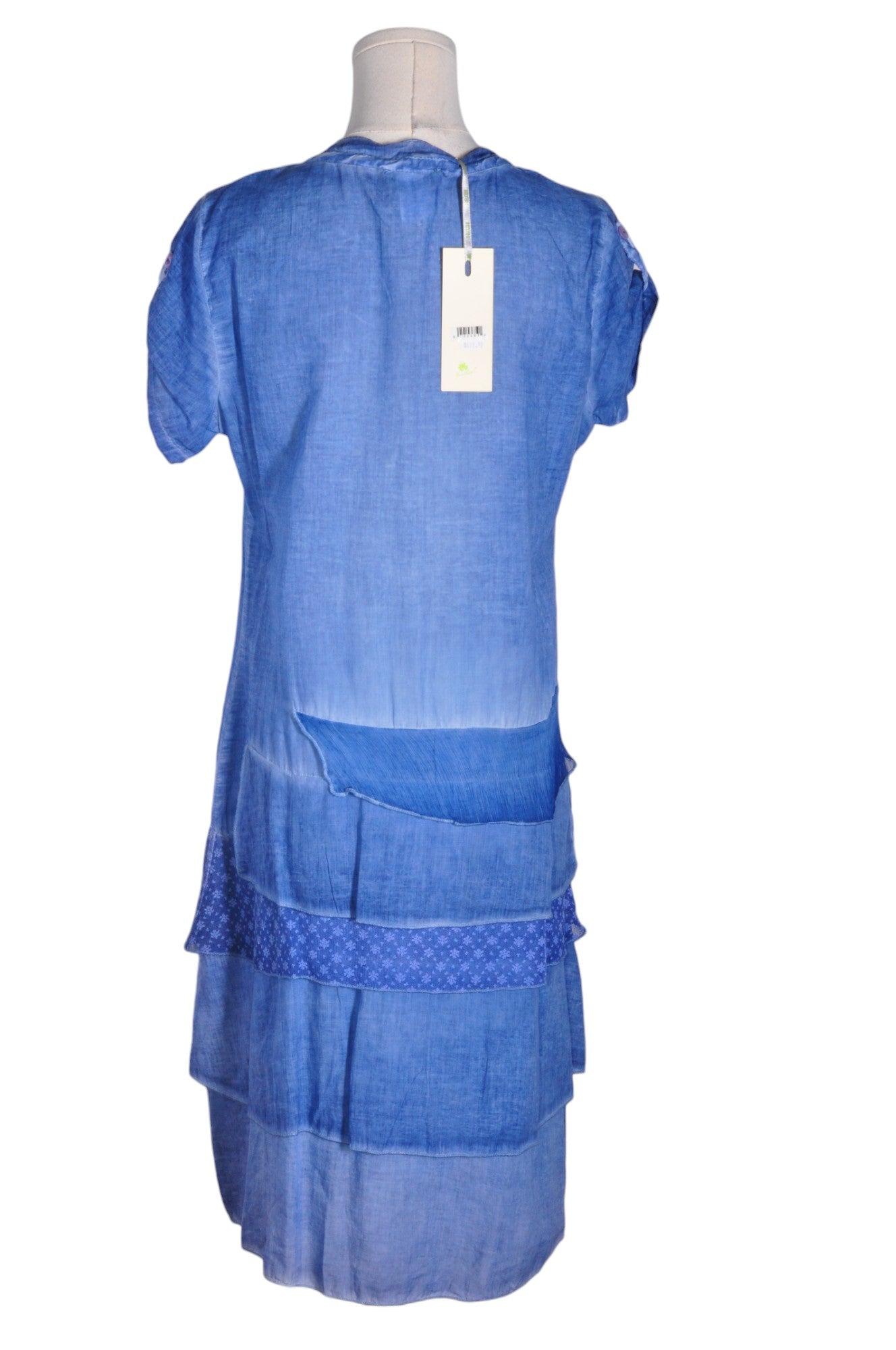 DOLCEZZA Women Drop Waist Dresses Regular fit in Blue - M