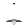 SLATE Mid-Century Modern Wide Dome Pendant Light for Kitchen Island & Dining Table