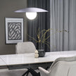 SLATE Mid-Century Modern Wide Dome Pendant Light for Kitchen Island & Dining Table