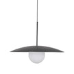 SLATE Mid-Century Modern Wide Dome Pendant Light for Kitchen Island & Dining Table