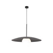SLATE Mid-Century Modern Wide Dome Pendant Light for Kitchen Island & Dining Table