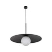 SLATE Mid-Century Modern Wide Dome Pendant Light for Kitchen Island & Dining Table