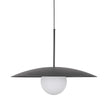 SLATE Mid-Century Modern Wide Dome Pendant Light for Kitchen Island & Dining Table