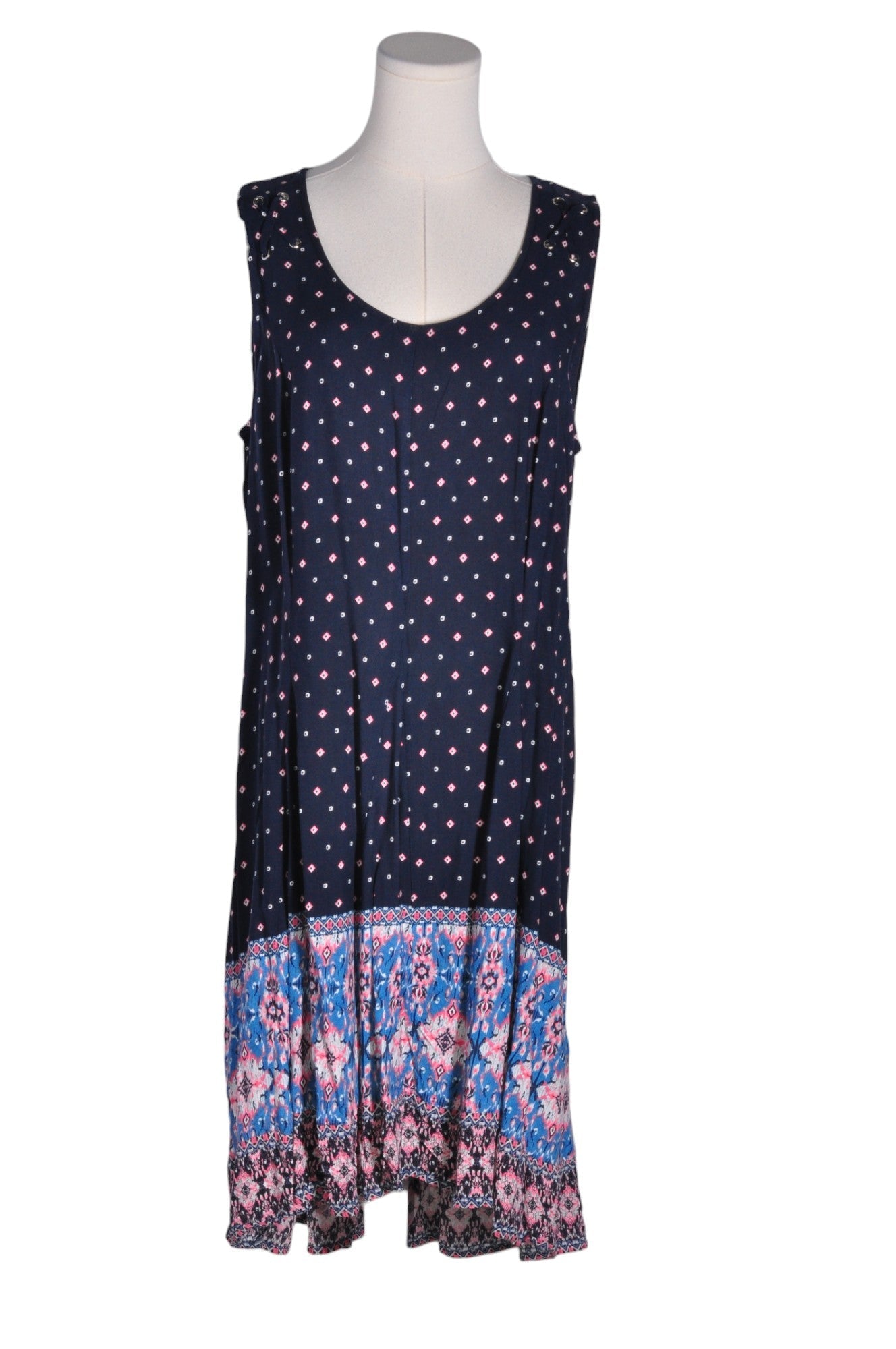 TRIBAL Women A-Line Dresses Regular fit in Blue - M