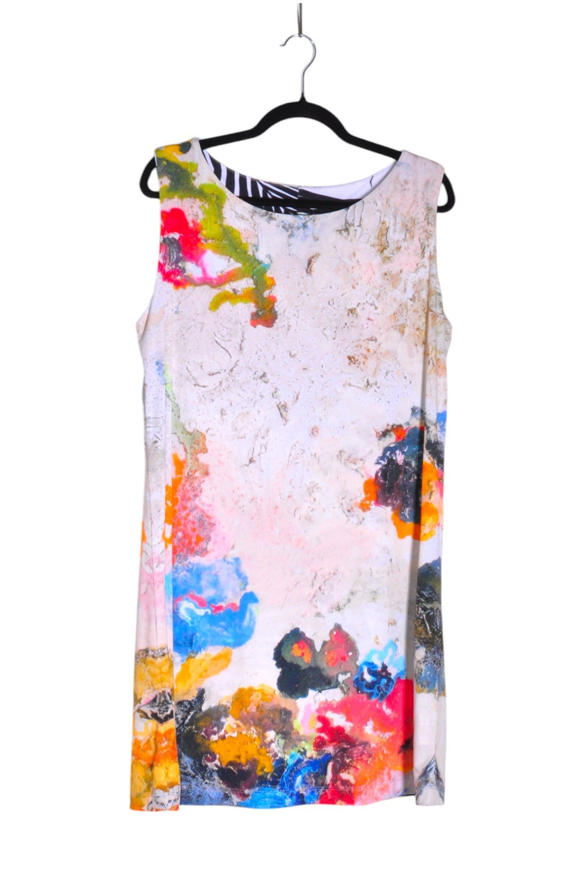 LA GALERISTE Women Shift Dresses Regular fit in White - L