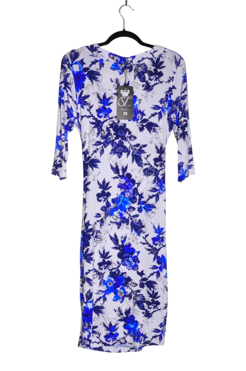 SMASHED LEMON Women Wrap Dresses Regular fit in Blue - 10