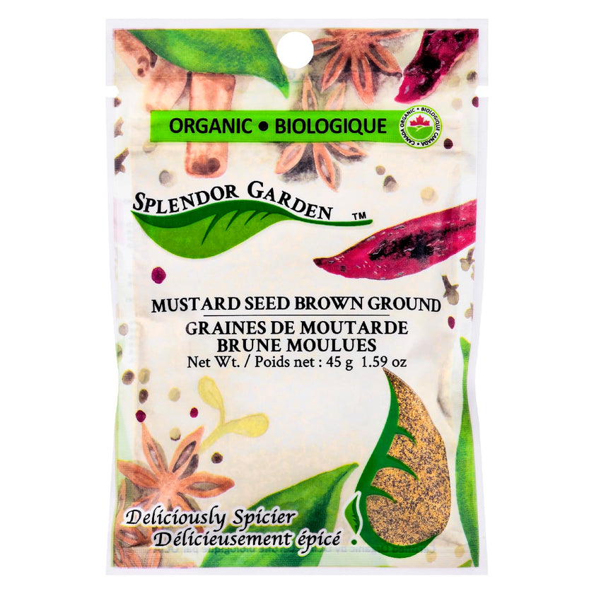 Splendor Garden - Organic Mustard Seed Brown Grd (45g)