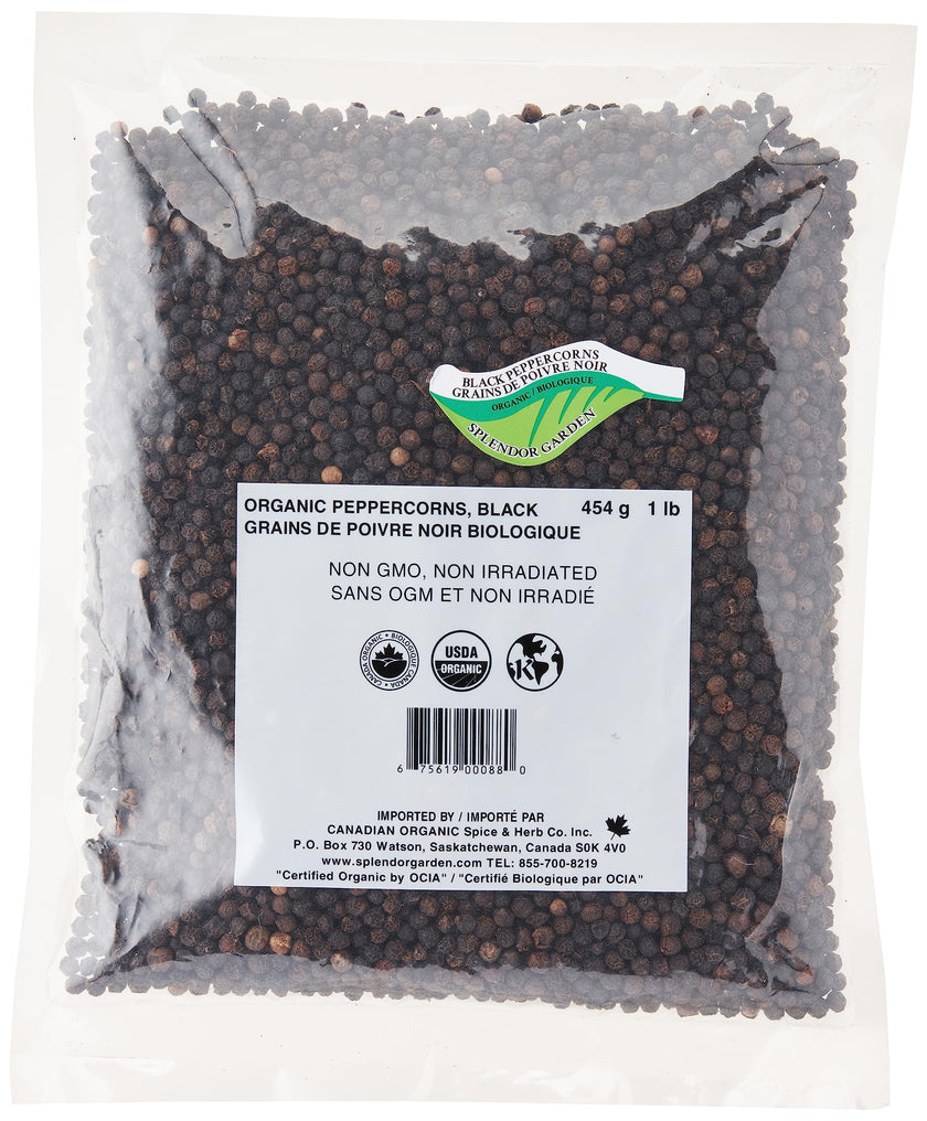 Splendor Garden - Organic Peppercorn Black (50g)