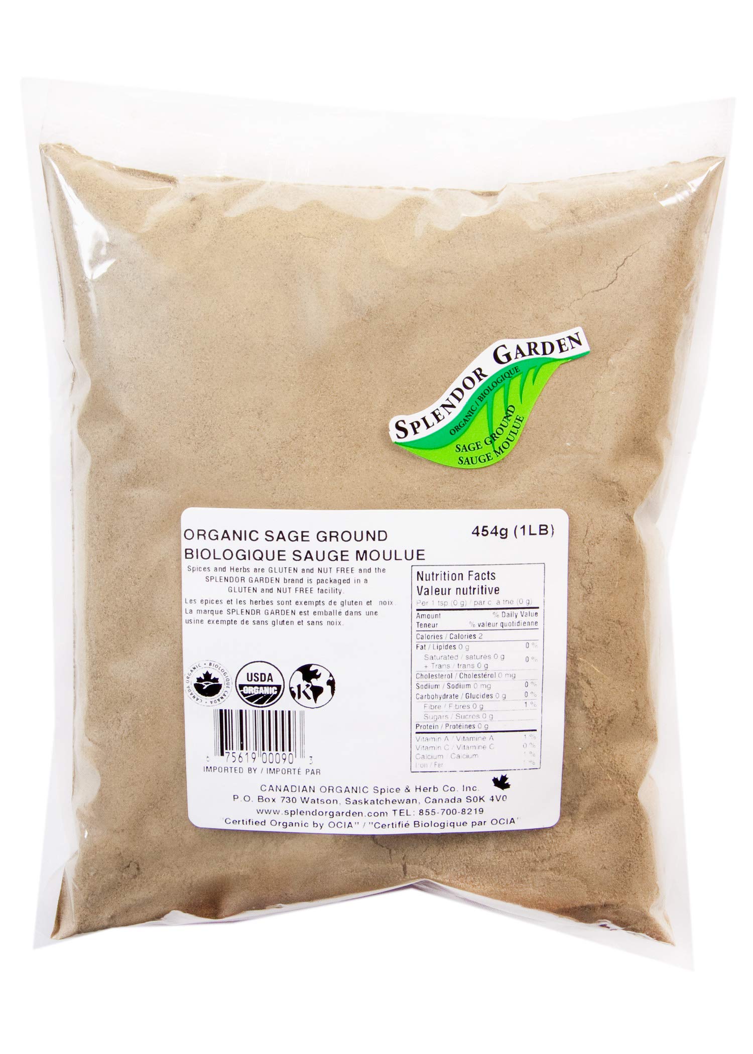 Splendor Garden - Organic Sage Ground (25g)