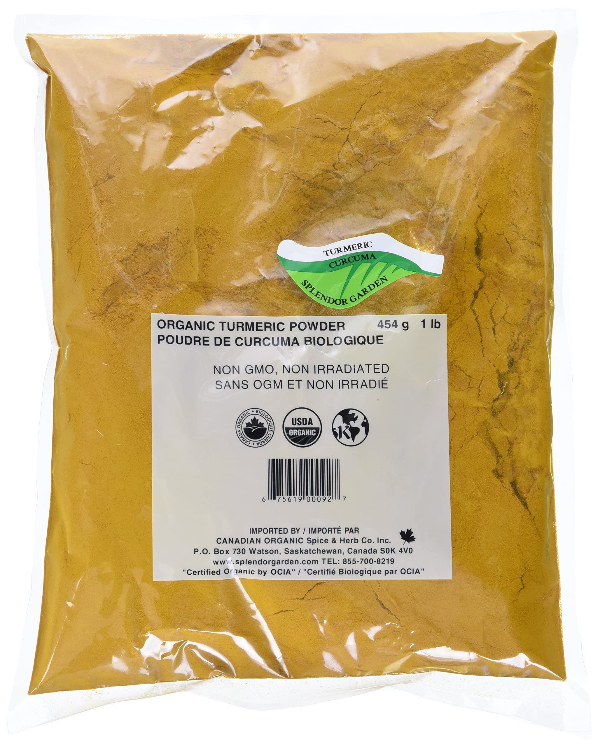 Splendor Garden - Organic Turmeric Powder (40g)