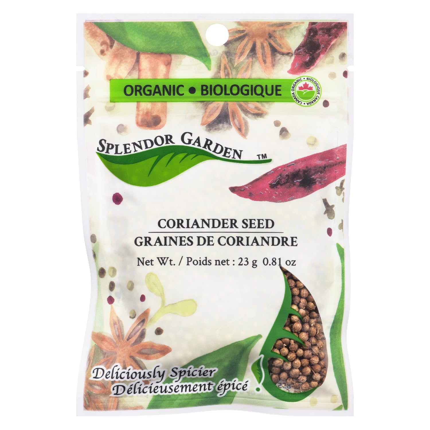 Splendor Garden - Organic Coriander Seed (23g)