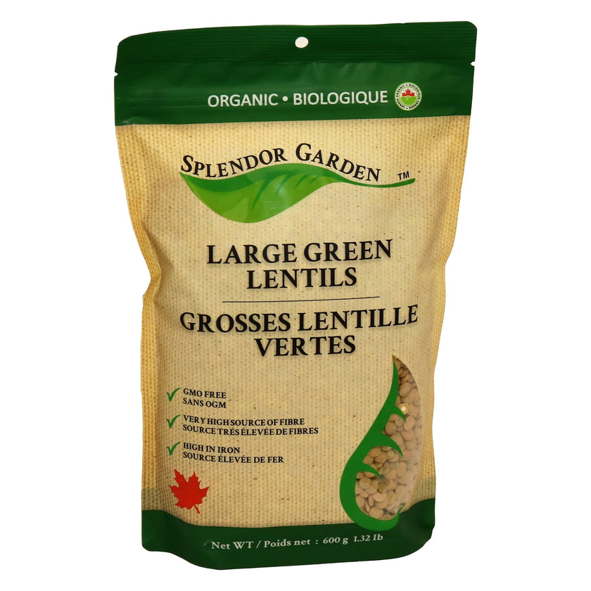 Splendor Garden - Organic Large Green Lentils (600g)