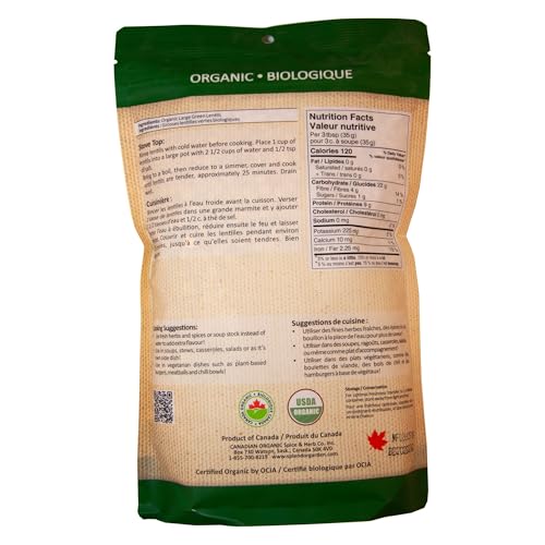 Splendor Garden - Organic Large Green Lentils (600g)