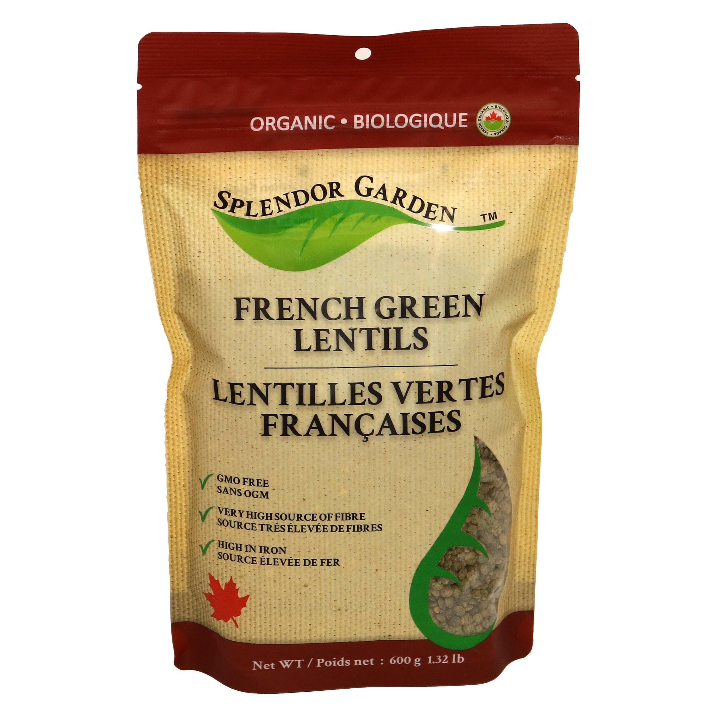 Splendor Garden - Organic French Green Lentils (600g)