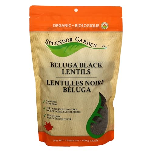 Splendor Garden - Organic Beluga Black Lentils (600g)