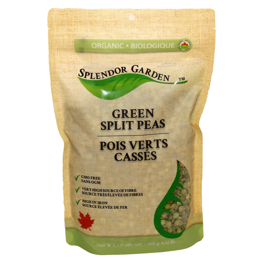 Splendor Garden - Organic Green Split Peas (600g)
