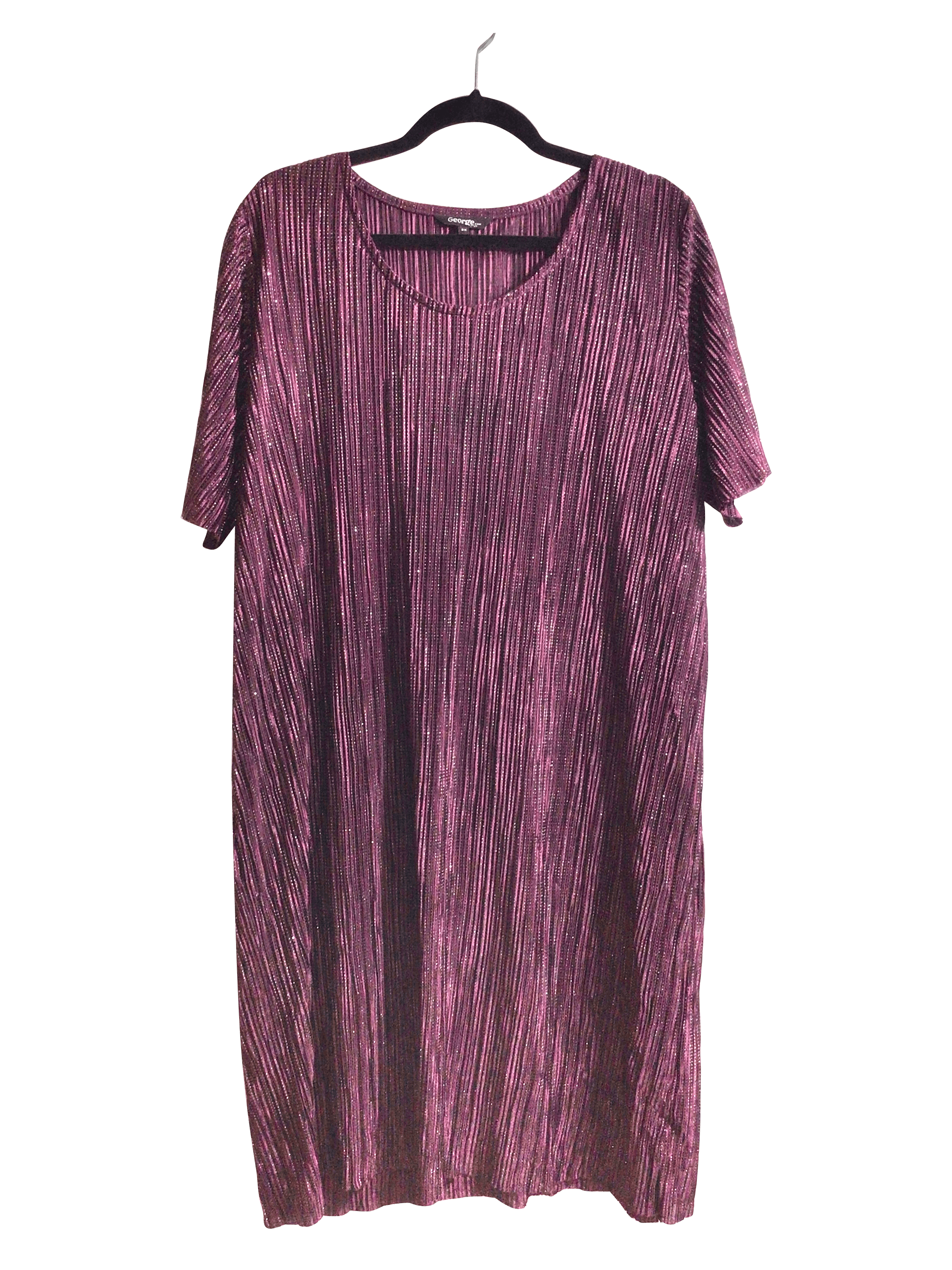 GEORGE Women Midi Dresses Regular fit in Purple - 2X