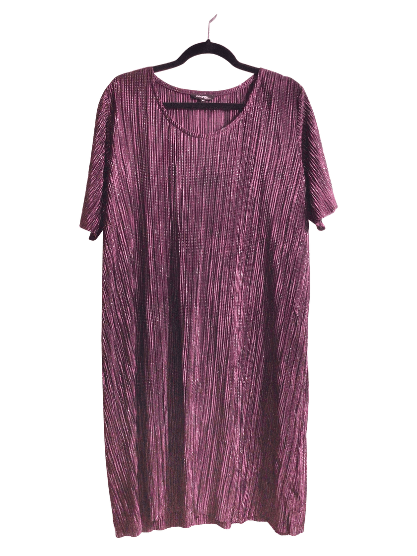 GEORGE Women Midi Dresses Regular fit in Purple - 2X