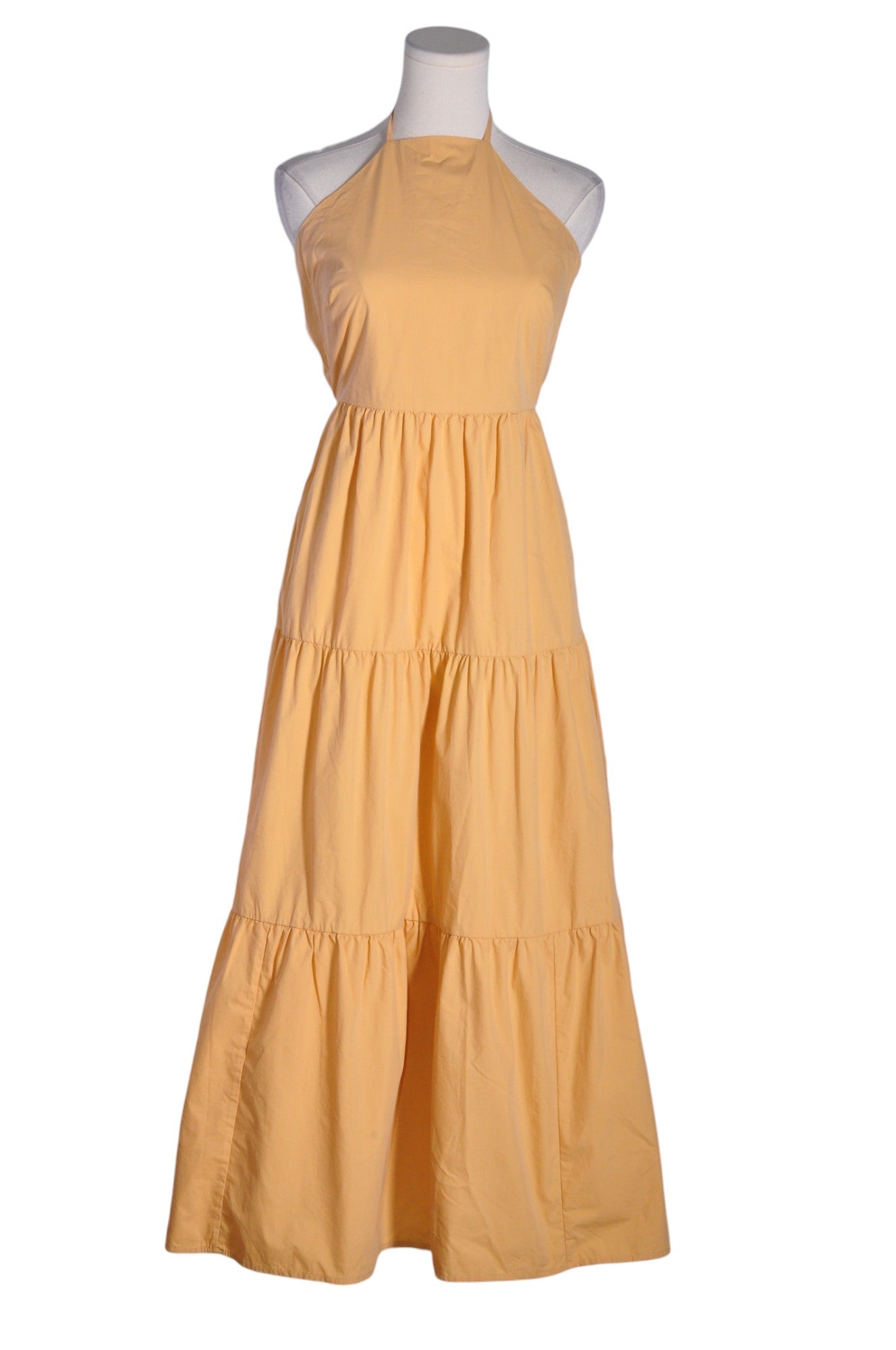 GAP Women Maxi Dresses Regular fit in Beige - 0