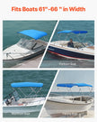 VEVOR 3 Bow Boat Bimini Tops 6'Lx(61