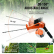 VEVOR 20V Cordless Hedge Trimmer, 18 inch Double-edged Steel Blade, Pole Hedge Trimmer Kit 20V Battery, Fast Charger Included, 74