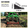VEVOR 18'' Box Blade Shank Scarifier Shanks Teeth 4 Holes Box Scraper Shank 5pcs