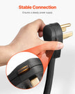 VEVOR 10 ft Dryer Power Cord 4-Prong NEMA 14-30P Dryer Cord w/ Eyelet Connectors