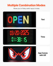 VEVOR 40x18in Programmable LED Sign Digital Scrolling Display Board P6 Fullcolor