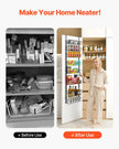 VEVOR 8-Tier Over the Door Pantry Organizer Hanging Storage Rack Adjustable
