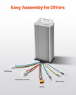 VEVOR 1800W Electric Brushless DC Motor Kit 48V 4500rpm Motor & Speed Controller