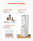 VEVOR 4.5Gal/20L Large Ingredient Storage Container Airtight Kitchen Flour Bin