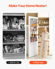 VEVOR 6-Tier Over the Door Pantry Organizer Hanging Storage Rack Adjustable